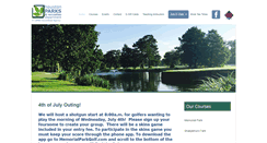 Desktop Screenshot of houstonmunicipalgolf.org